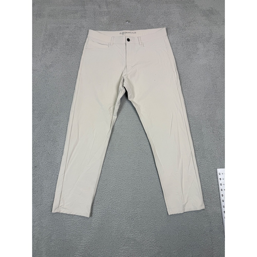 Western Rise Evolution Pant Classic Fit Mens 34x30 Sand Khaki Technical Trousers